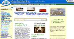 Desktop Screenshot of abundantearth.com